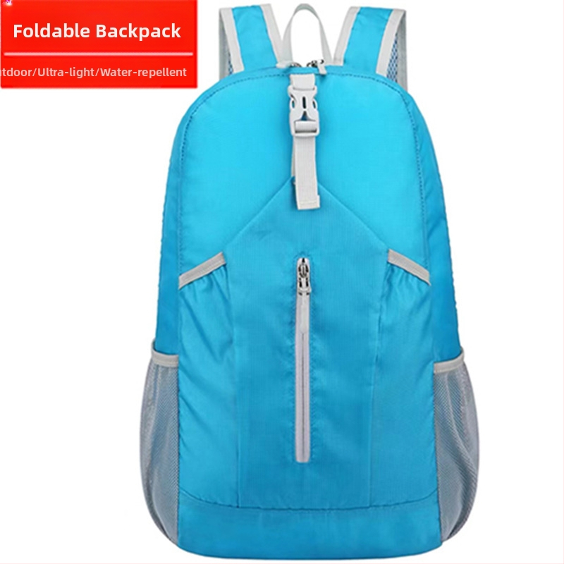 Összecsukható kültéri hátizsák unisex hegymászó táska alkalmi utazó hordozható kis hátizsák bőrtáska új