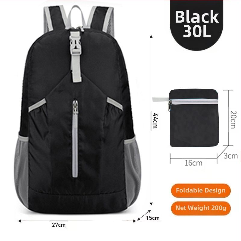 Összecsukható kültéri hátizsák unisex hegymászó táska alkalmi utazó hordozható kis hátizsák bőrtáska új