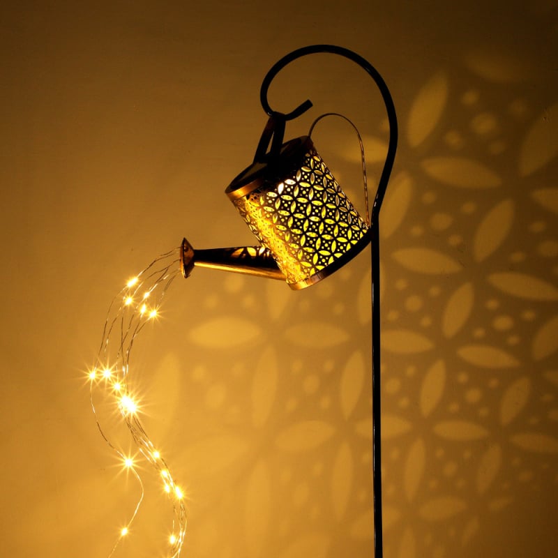 „Temu New Fairy Ground“ kištukas, saulės virdulio šviestuvai, tekančio vandens mirksintys mažo dydžio virdulio vejos šviestuvai, dekoratyvinis apšvietimas