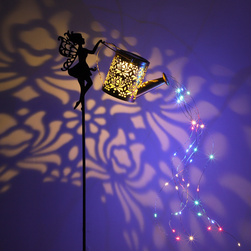 „Temu New Fairy Ground“ kištukas, saulės virdulio šviestuvai, tekančio vandens mirksintys mažo dydžio virdulio vejos šviestuvai, dekoratyvinis apšvietimas