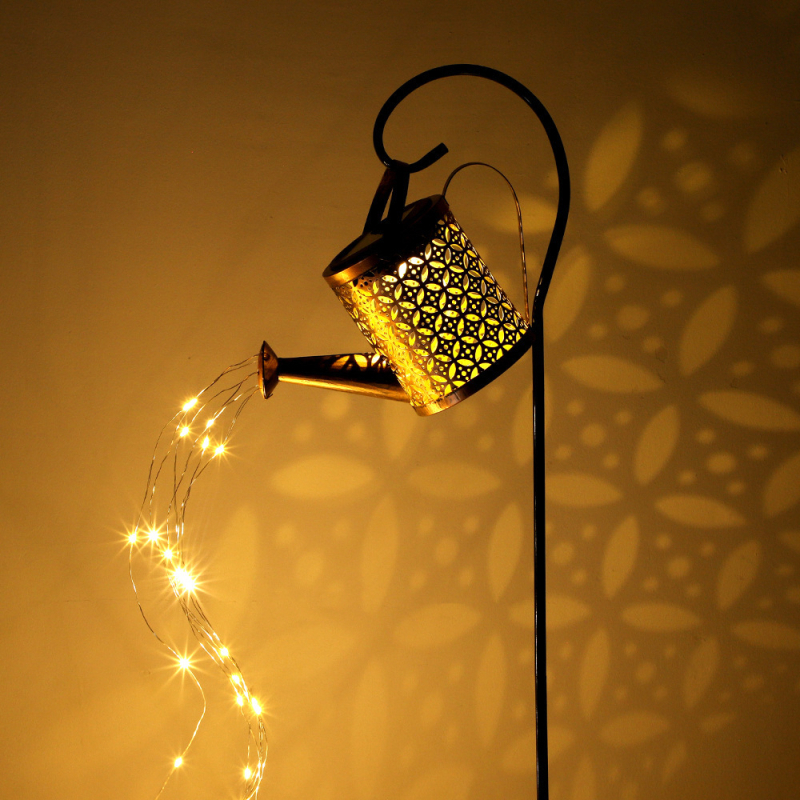 „Temu New Fairy Ground“ kištukas, saulės virdulio šviestuvai, tekančio vandens mirksintys mažo dydžio virdulio vejos šviestuvai, dekoratyvinis apšvietimas