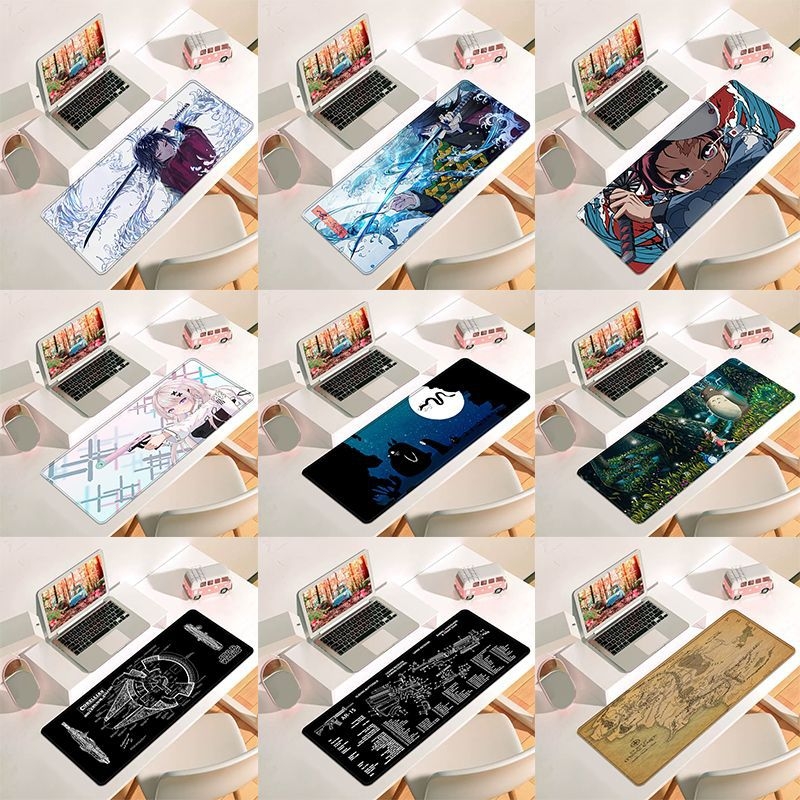 Подложка за мишка на Amazon на едро, подложка за бюро Demon Slayer, японска пиратска подложка за обучение, Dragon Ball Cartoon, удебелена противоплъзгаща подложка