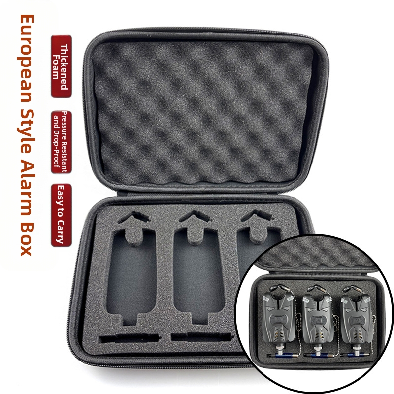 Europinės žvejybos signalizacijos laikymo krepšys, sūpynių laikymo dėžė, jūrinė meškerė, mėtymo meškerė, laukinės žvejybos biblioteka, žvejybos įrangos priedų dėžė