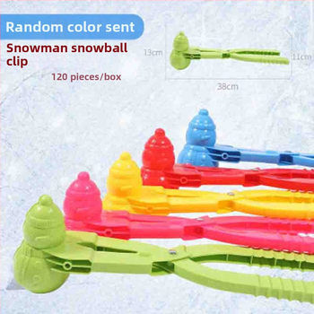 Sniego gniūžčių segtukas, žaidžiantis smėlyje ir vandenyje, vaikų žiemos lauko žaislai, kūdikis žaidžia sniege, segtukas, interaktyvus sniego gniūžčių kovos įrankis