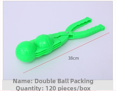 Sniego gniūžčių segtukas, žaidžiantis smėlyje ir vandenyje, vaikų žiemos lauko žaislai, kūdikis žaidžia sniege, segtukas, interaktyvus sniego gniūžčių kovos įrankis