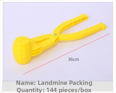 Sniego gniūžčių segtukas, žaidžiantis smėlyje ir vandenyje, vaikų žiemos lauko žaislai, kūdikis žaidžia sniege, segtukas, interaktyvus sniego gniūžčių kovos įrankis