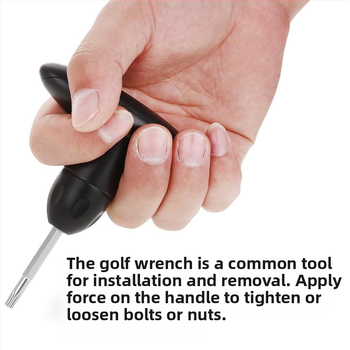 Κλειδί εξαγωνικού γκολφ με μία ξύλινη κεφαλή, κατσαβίδι γκολφ, κλειδί πολλαπλών λειτουργιών για ρυθμιστή γωνίας γκολφ