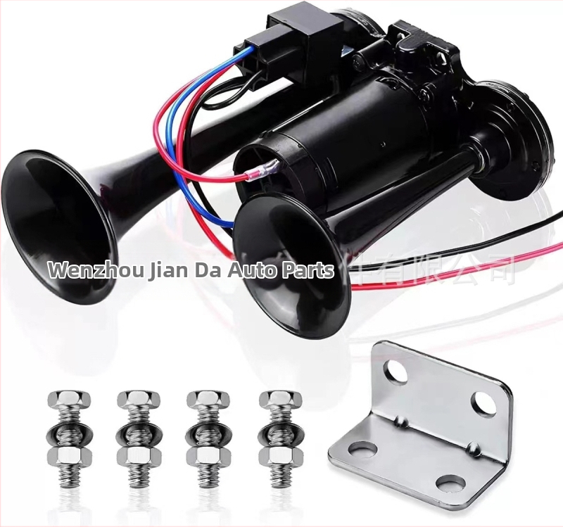 Еднокомпонентна електрическа въздушна клаксона 12v 24V супер силен 135 dB модифициран автомобил камион мотоциклет универсален бензин