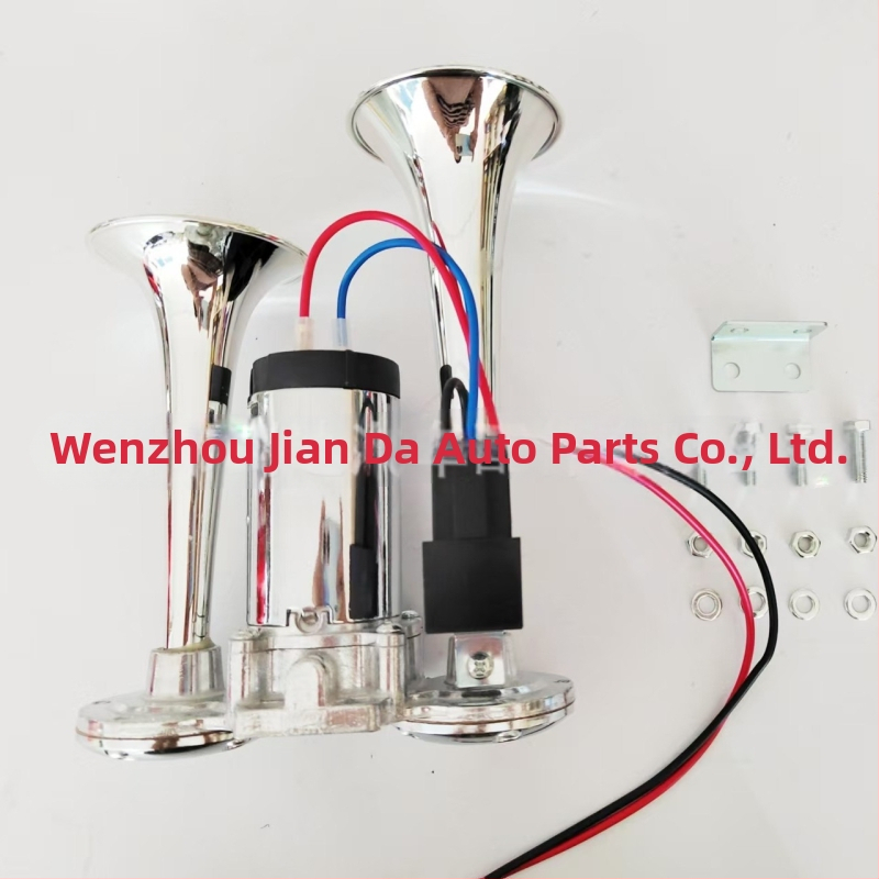 Еднокомпонентна електрическа въздушна клаксона 12v 24V супер силен 135 dB модифициран автомобил камион мотоциклет универсален бензин