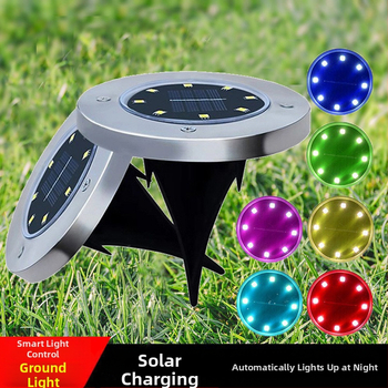 Lauko vandeniui atsparus grindų šviestuvas, LED lauko laiptų šviestuvas, vejos saulės energija varomas šviestuvas, kiemo sodo dekoratyvinis kraštovaizdžio šviestuvas