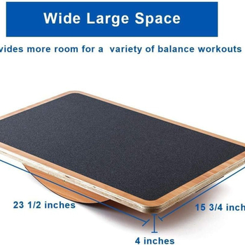 Ξύλινη σανίδα ισορροπίας Εκπαίδευση γιόγκα Σανίδα ισορροπίας συντονισμού Εξοπλισμός γυμναστικής για το σπίτι Σανίδα προπόνησης αποκατάστασης