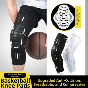 Αθλητικός προστατευτικός εξοπλισμός κάλυμμα επιγονατίδας με κυψελοειδή αντικρουόμενη συμπίεση, ζεστό προστατευτικό ποδιών γυμναστικής, ανδρικό και γυναικείο μπάσκετ, ποδόσφαιρο, ορειβασία, ιππασία