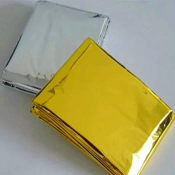 Κιτ πρώτων βοηθειών διάσωσης Φύλλο συγκράτησης κατασκήνωσης Πολυεστερική μεμβράνη Μόνωση διάσωσης Κουβέρτα αντηλιακής προστασίας Κουβέρτα εξωτερικού χώρου για πικνίκ Υπνόσακος