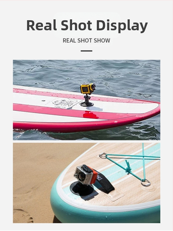 Sportkaamera aerulaua kronsteini aluspandlaga surfilauale tugevdatud PVC alusega välistingimustes salvestaja kinnitusraam