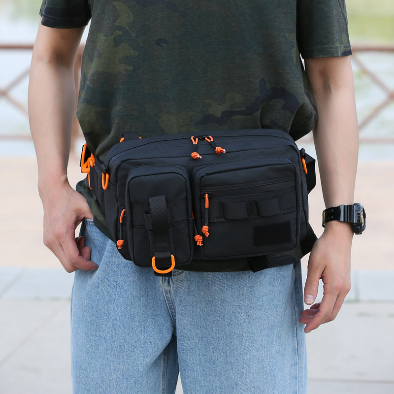 Luya Bag kaheotstarbeline, tipptasemel veekindel vöökott unisex multifunktsionaalne õlakott ristikere kandmiseks, õues reisimiseks ja jalgrattasõiduks