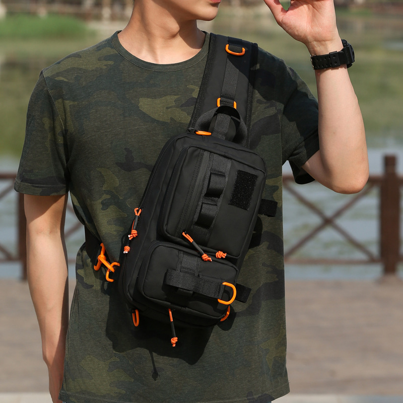 Luya Bag kaheotstarbeline, tipptasemel veekindel vöökott unisex multifunktsionaalne õlakott ristikere kandmiseks, õues reisimiseks ja jalgrattasõiduks