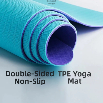 Στρώμα γιόγκα με λαβή για φοιτητές, διευρυμένο, παχύρρευστο, ηχομονωτικό χαλάκι χορού, γυμναστικής, σχοινιού, χαλάκι skipping για γυναίκες, εργοστάσιο ενός τεμαχίου χονδρικής