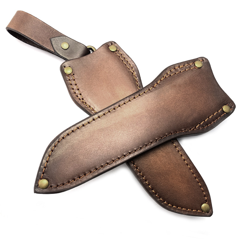 Egyenes késkészlet, marhabőr késkészlet, tok feldolgozása, kültéri késkészítés, késkészlet, marhabőr késkészlet, a vágó egy tárolótok