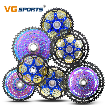 Vg Sports 8/9/10/11/12 ātrumu viegls un krāsains kalnu velosipēda kasete ar spararatu, dalīts 12 ātrumi 50