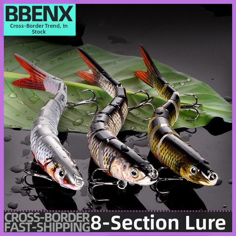 Daugiasluoksnis „Luya“ masalas, 8 sekcijų masalas gėlavandenei žuviai, jūrinei žūklei, 13,5 cm panardintas masalas, netikras masalas, daugiasluoksnis „Luya“ masalas.