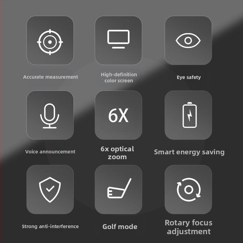 Vanjski ručni laserski daljinomjer, teleskop visoke preciznosti, elektroničko ravnalo, instrument za mjerenje udaljenosti u golfu 1000 m