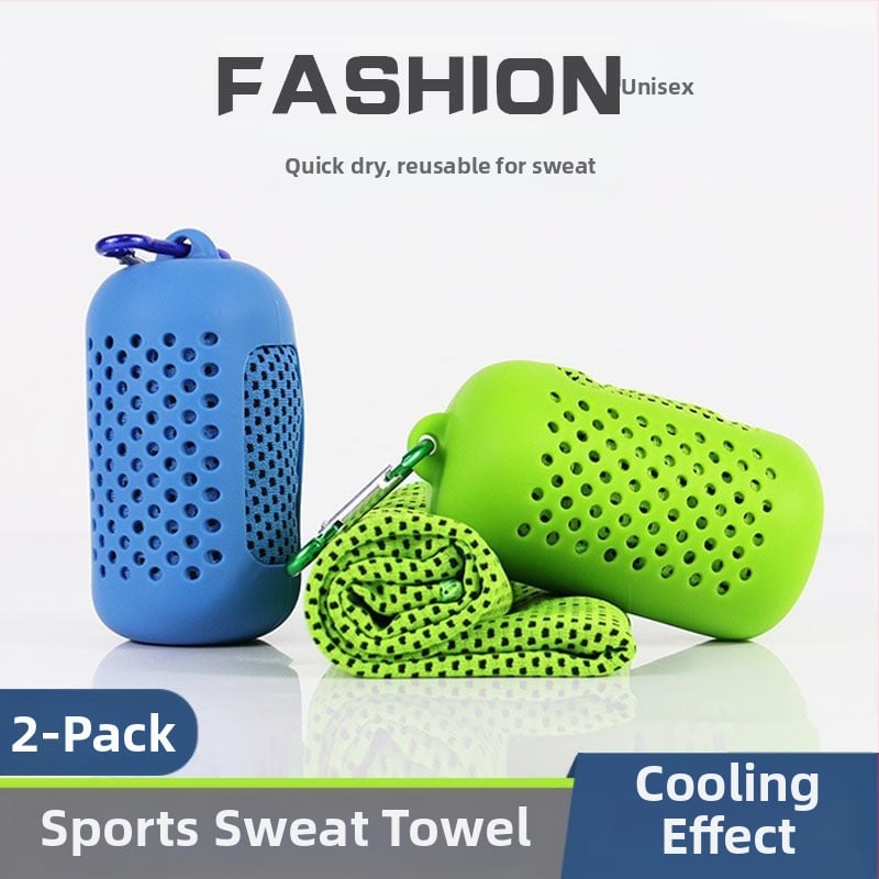 Лятна спортна кърпа Cool Sensation за открито Ice Feel, охлаждаща кърпа за фитнес, бързосъхнеща, намаляваща температурата, ледена кърпа