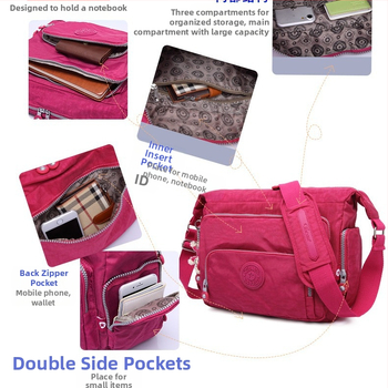 Tigao Special egyvállas, átlós, könnyű, divatos, sokoldalú női, lezser, vízlepergető táska, kompakt és vízálló