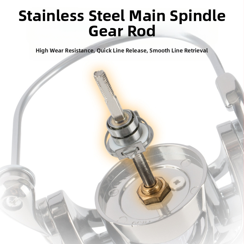 Celokovový navijak na návnadu s vlascom, univerzálny galvanicky pokovovaný prút, prívlačové koleso, morský prút, rybársky vlasec, rybárske vybavenie, veľkoobchod s prútom, koleso