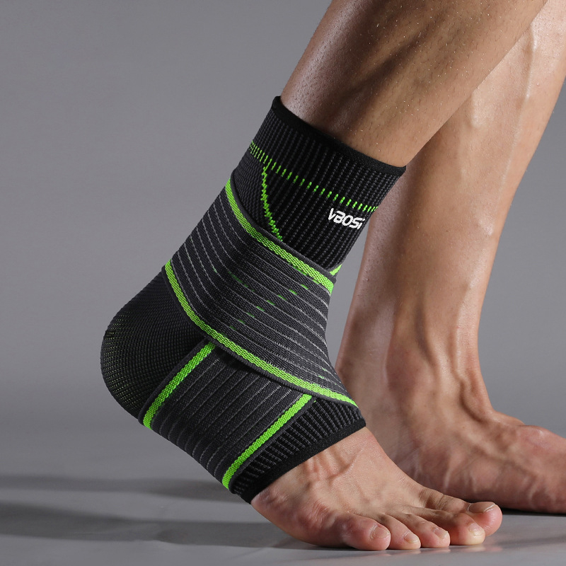 Vbosi Спортна опора за глезена под налягане, противоплъзгаща, дишаща, за бягане на открито, таекуондо, бадминтон, баскетбол, производител на едро