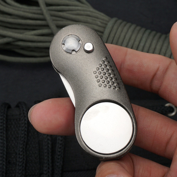 Προϊόντα Spot Golf Πιρούνι Fruit Ridge με μπάλα, νέο εργαλείο πιρουνιού, λαβή αλουμινίου, μεταλλικά εξαρτήματα από ανοξείδωτο χάλυβα, γκαζόν