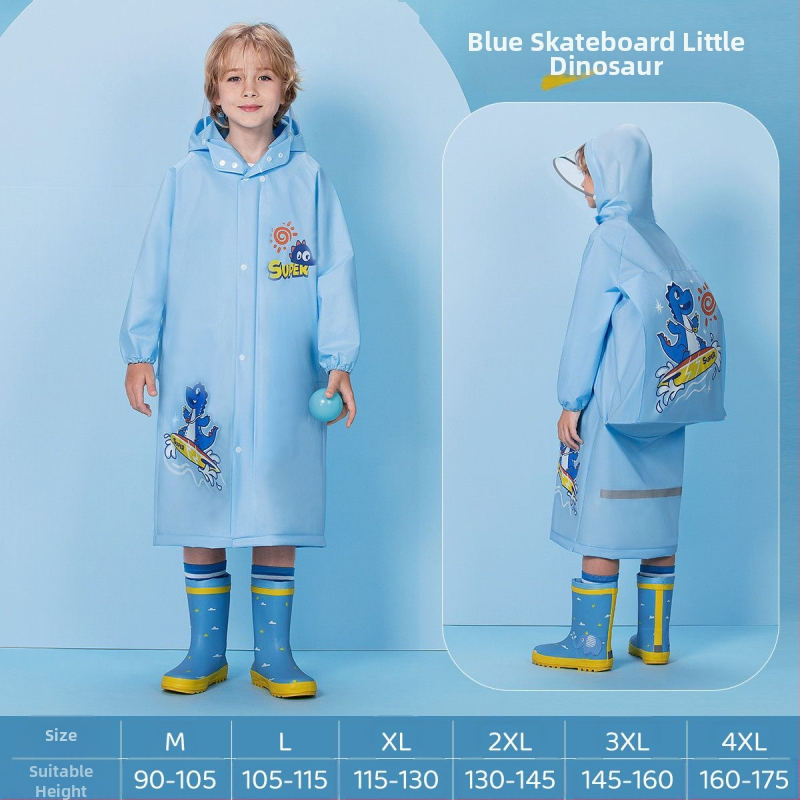 Παιδικό αδιάβροχο για μωρά, νηπιαγωγείο, μαθητής δημοτικού σχολείου, πόντσο με κάθισμα σχολικής τσάντας, αγόρια, κορίτσια, αδιάβροχο, χονδρική πώληση