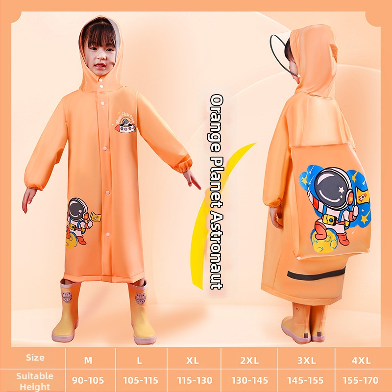 Παιδικό αδιάβροχο για μωρά, νηπιαγωγείο, μαθητής δημοτικού σχολείου, πόντσο με κάθισμα σχολικής τσάντας, αγόρια, κορίτσια, αδιάβροχο, χονδρική πώληση