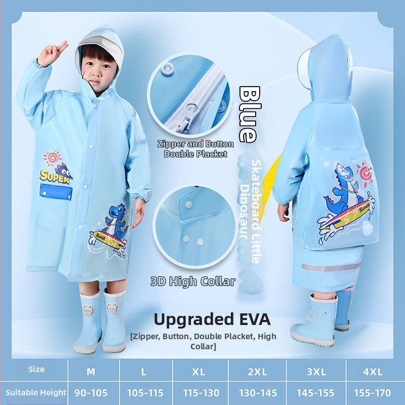 Παιδικό αδιάβροχο για μωρά, νηπιαγωγείο, μαθητής δημοτικού σχολείου, πόντσο με κάθισμα σχολικής τσάντας, αγόρια, κορίτσια, αδιάβροχο, χονδρική πώληση