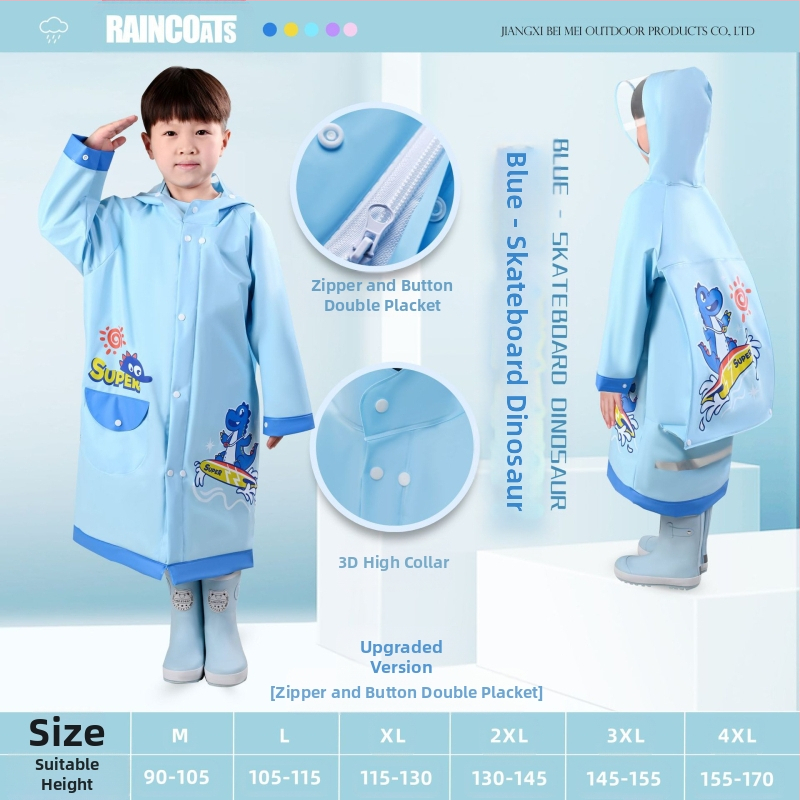 Παιδικό αδιάβροχο για μωρά, νηπιαγωγείο, μαθητής δημοτικού σχολείου, πόντσο με κάθισμα σχολικής τσάντας, αγόρια, κορίτσια, αδιάβροχο, χονδρική πώληση