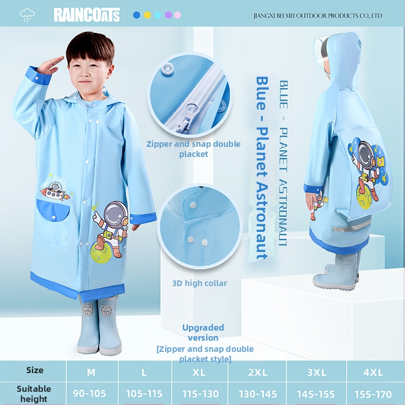 Παιδικό αδιάβροχο για μωρά, νηπιαγωγείο, μαθητής δημοτικού σχολείου, πόντσο με κάθισμα σχολικής τσάντας, αγόρια, κορίτσια, αδιάβροχο, χονδρική πώληση