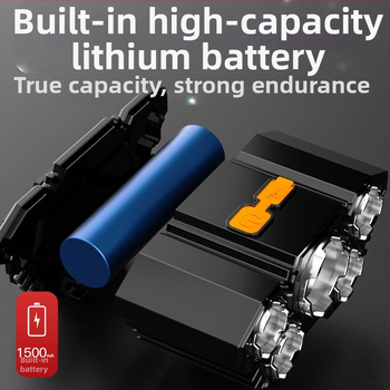 Νέος προβολέας LED με 5 κεφαλές, επαναφορτιζόμενη λάμπα ψαρέματος USB, φακός ψαρέματος μεγάλης εμβέλειας με ισχυρό φως