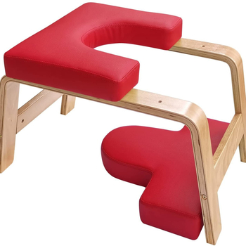 Határokon átnyúló tömörfa jógaszék, fitnesz inverziós szék, otthoni edzőszék, segédszék, jógaszék nagykereskedelem