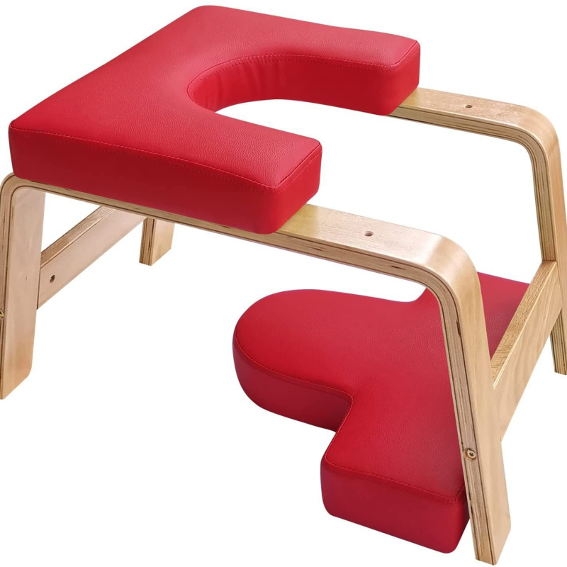 Határokon átnyúló tömörfa jógaszék, fitnesz inverziós szék, otthoni edzőszék, segédszék, jógaszék nagykereskedelem