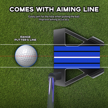 Μπαστούνι γκολφ όρθιο, χαμηλό κέντρο βάρους, πιο σταθερό, μονό γκολφ με οπτική επαφή, ανδρικό γκολφ putter
