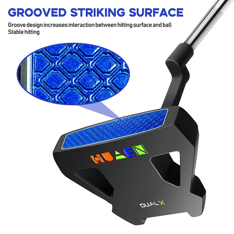 Álló putter golfütőhöz, alacsony súlyponttal, stabilabb, egyetlen golf, rálátással, férfi golf putter