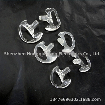 Аксесоари за въздуховоди, кука за ухо, уоки-токи, слушалки за мобилен телефон, силиконови меки тапи за уши, D-образна триъгълна стойка за уши, слушалки