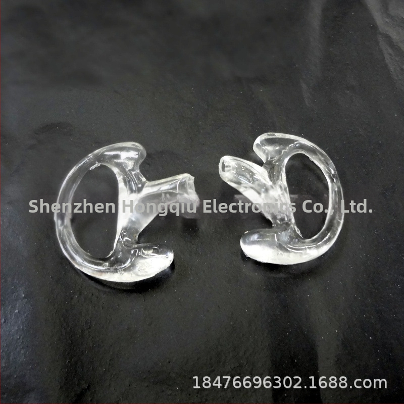 Аксесоари за въздуховоди, кука за ухо, уоки-токи, слушалки за мобилен телефон, силиконови меки тапи за уши, D-образна триъгълна стойка за уши, слушалки