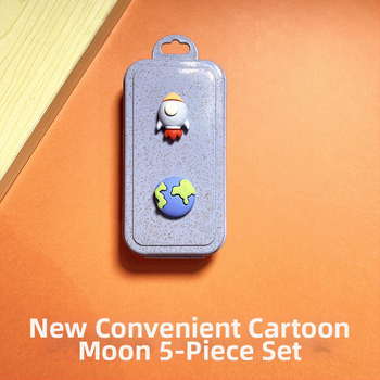 Πτυσσόμενο κοστούμι σερβιρίσματος Φοιτητής Φορητά ξυλάκια ταξιδιού Κουτάλι Πιρούνι Σετ πέντε τεμαχίων Αποθήκευση Εξωτερική χρήση Άλλα