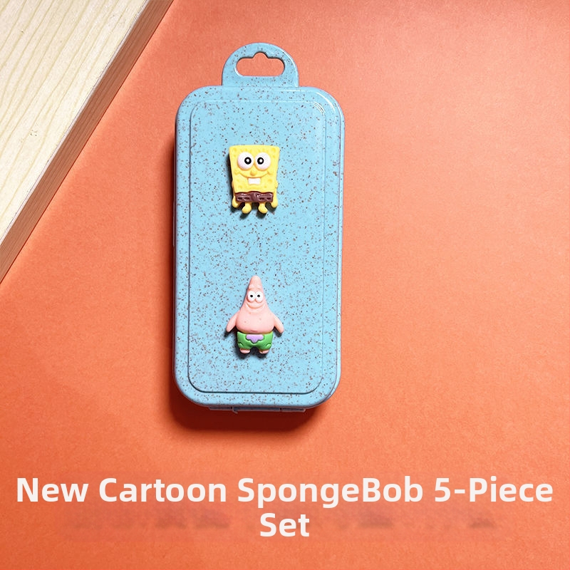 Összecsukható evőeszközkészlet Diákoknak Hordozható Utazó Evőpálcika Kanál Villa Öt darabos készlet Tárolás Kültéri Egyéb