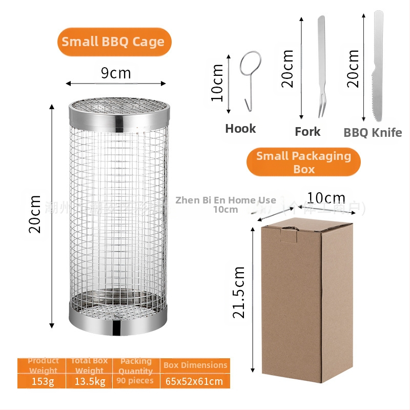Amazoni rullgrilli puurivarustuse grillikorv täiustatud välistingimustes kasutatav grill roostevabast terasest grillitünn grillimisriistad