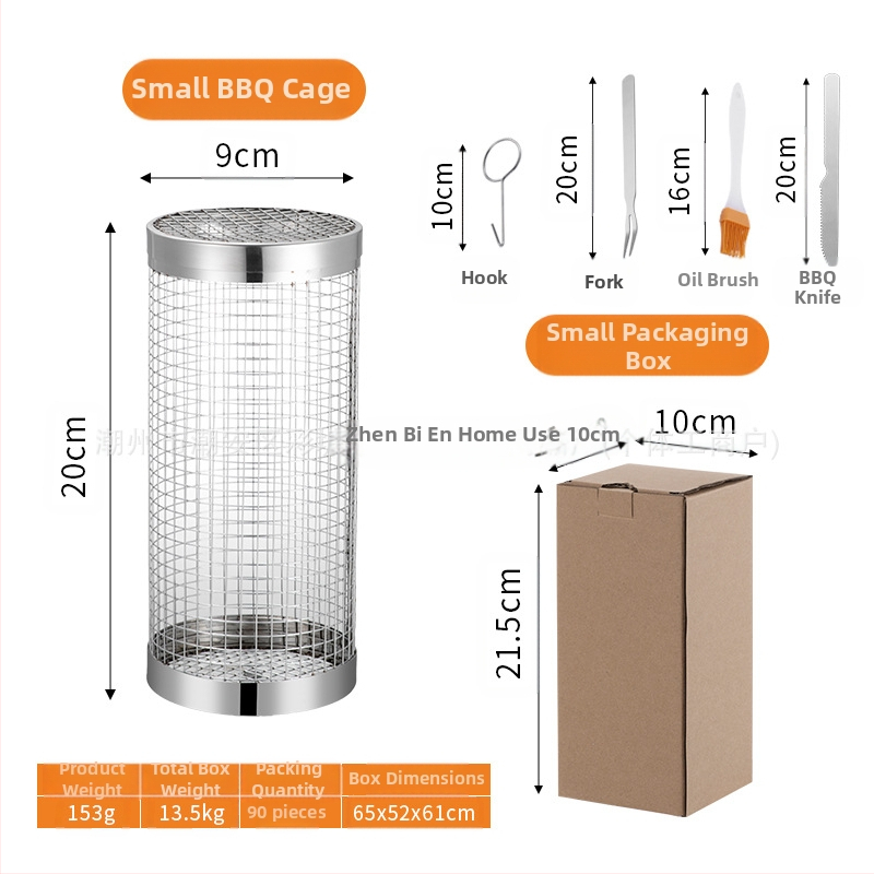 Amazoni rullgrilli puurivarustuse grillikorv täiustatud välistingimustes kasutatav grill roostevabast terasest grillitünn grillimisriistad