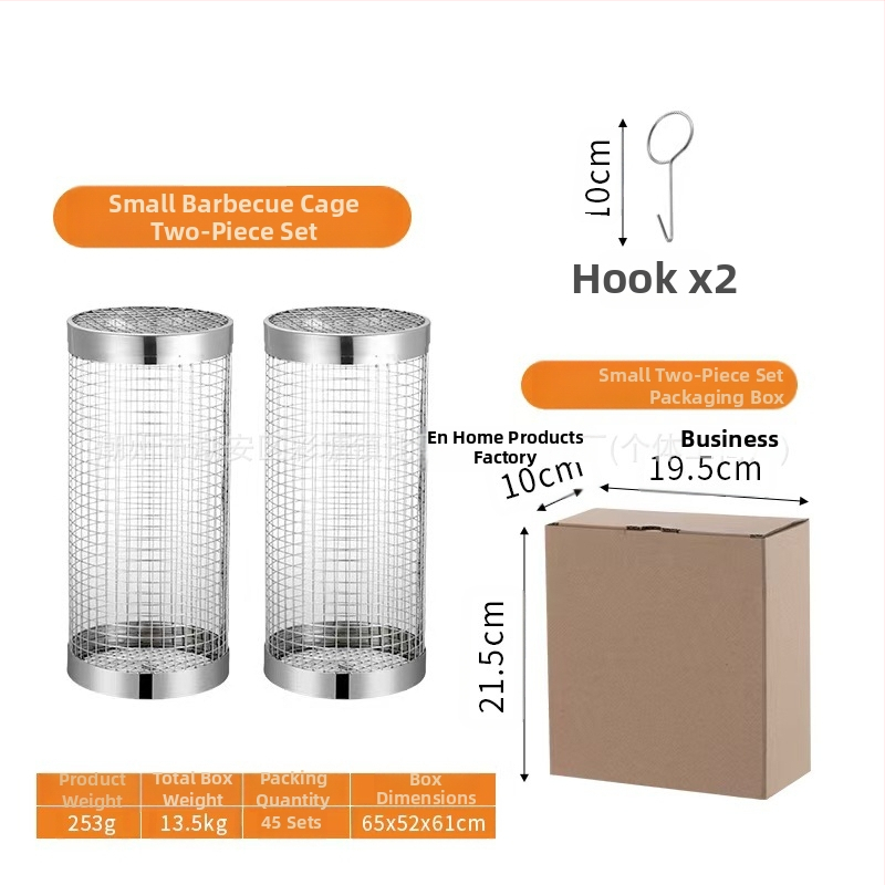 Amazoni rullgrilli puurivarustuse grillikorv täiustatud välistingimustes kasutatav grill roostevabast terasest grillitünn grillimisriistad