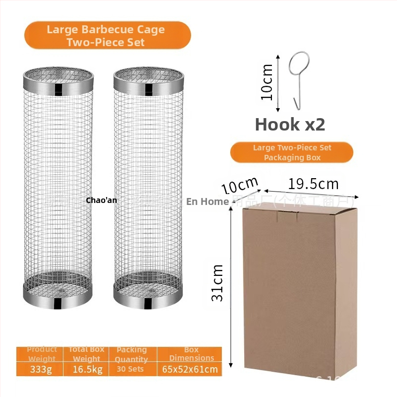 Amazoni rullgrilli puurivarustuse grillikorv täiustatud välistingimustes kasutatav grill roostevabast terasest grillitünn grillimisriistad