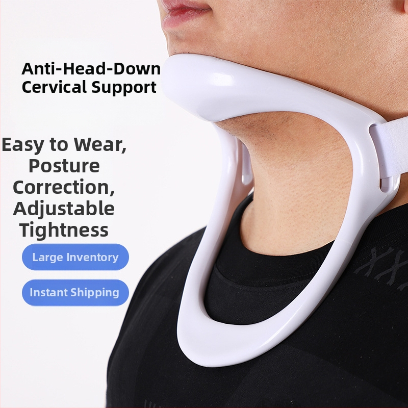 Устройство за сцепление на врата за домашна употреба, коректор за наклон на шийния отдел на гръбначния стълб и раменете напред, инструмент за корекция на стойката и поддръжка на врата за хора, които прекарват много време, гледайки надолу