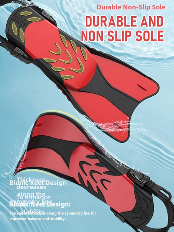 Reguleeritavad lestad, universaalsed ujumis- ja snorgeldamislestad täiskasvanutele ja lastele, süvasukeldumise abivahendid kiirenduseks